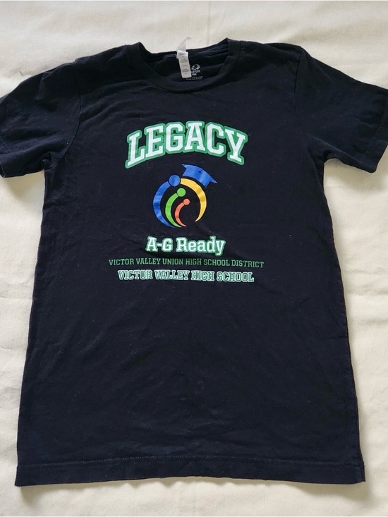 Bella Canvas Tops - Victor Valley High School Legacy T-Shirt Bella
Canvas Small Black School Spirit